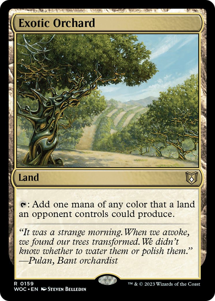 Image of Exotic Orchard [Wilds of Eldraine Commander]