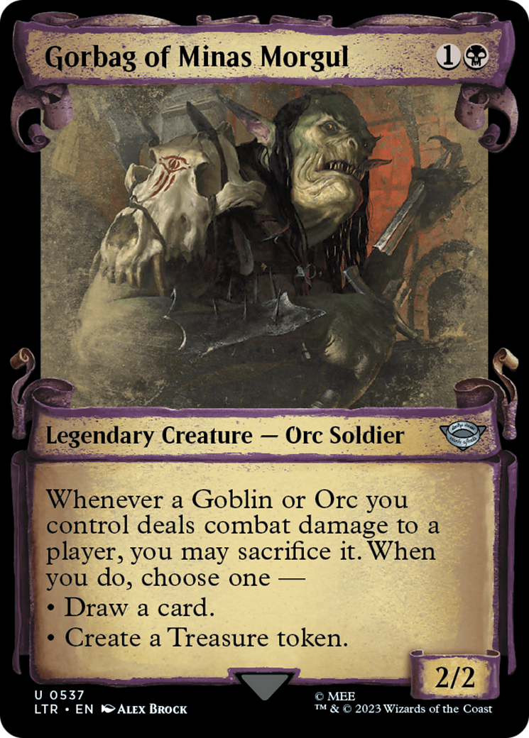 Image of Gorbag of Minas Morgul [The Lord of the Rings: Tales of Middle-Earth Showcase Scrolls]