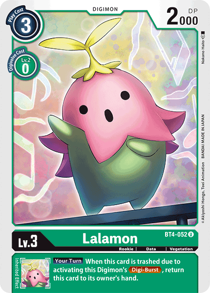 Image of Lalamon [BT4-052] [Great Legend]