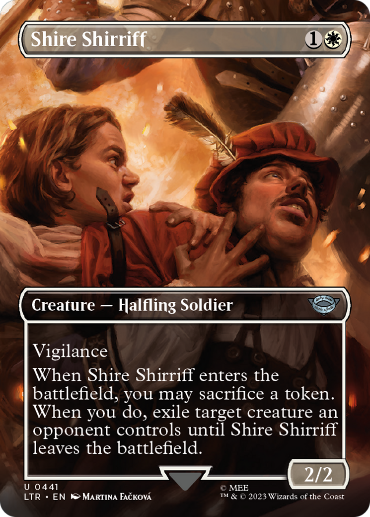 Image of Shire Shirriff (Borderless Alternate Art) [The Lord of the Rings: Tales of Middle-Earth]