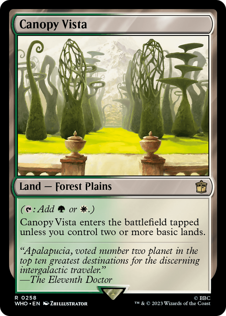 Image of Canopy Vista [Doctor Who]