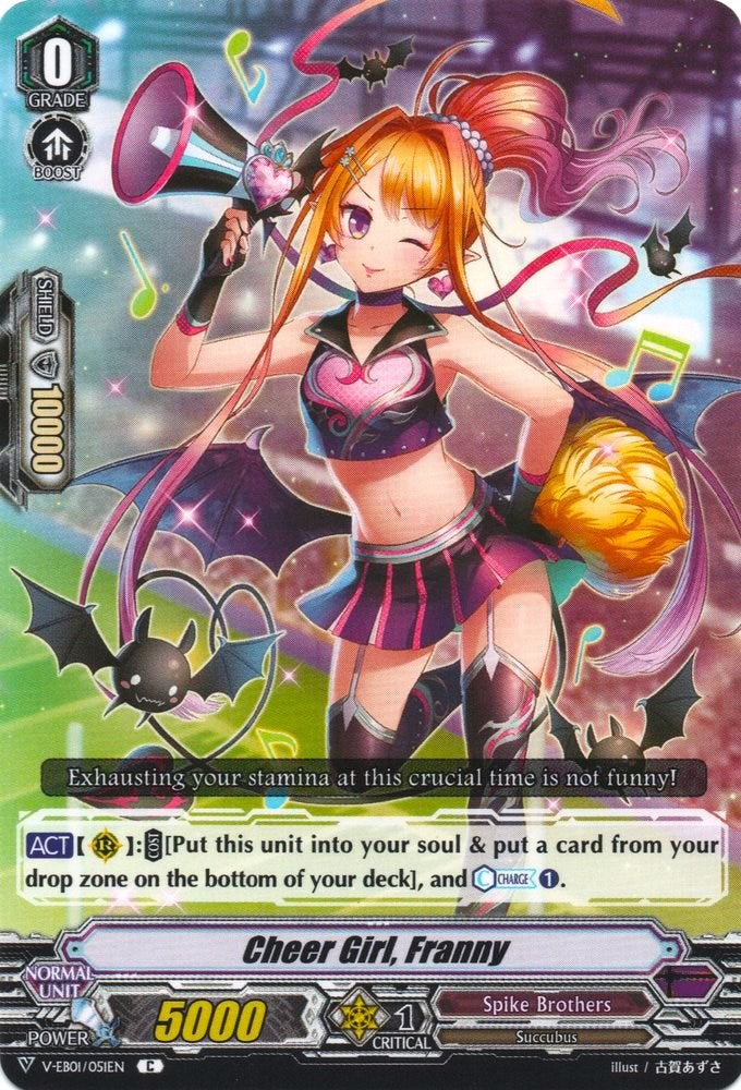 Image of Cheer Girl, Franny (V-EB01/051EN) [The Destructive Roar]