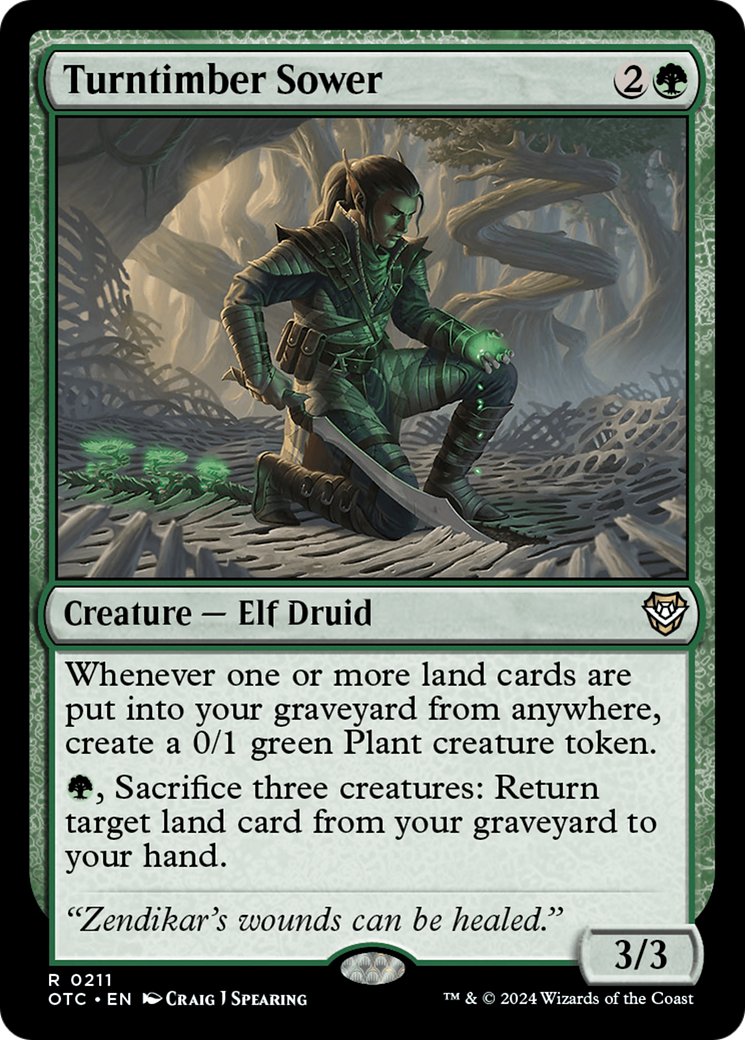 Image of Turntimber Sower [Outlaws of Thunder Junction Commander]