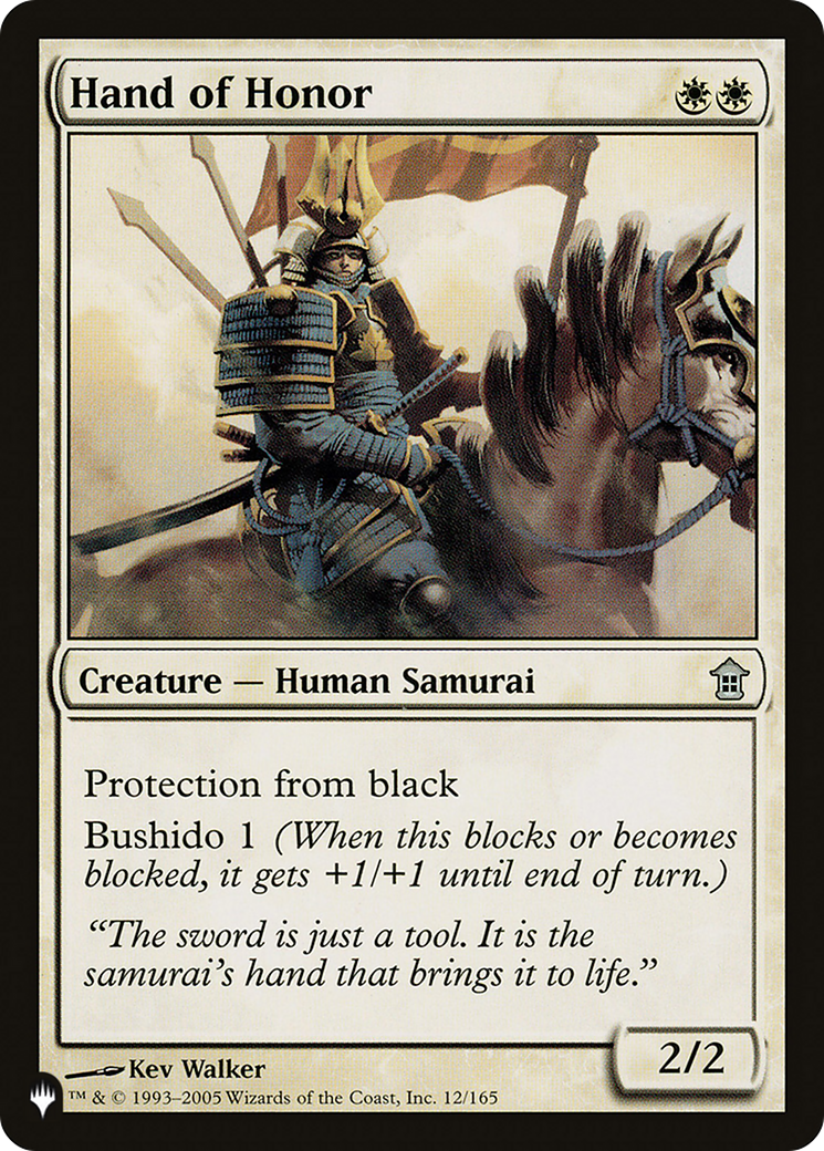 Image of Hand of Honor [The List]