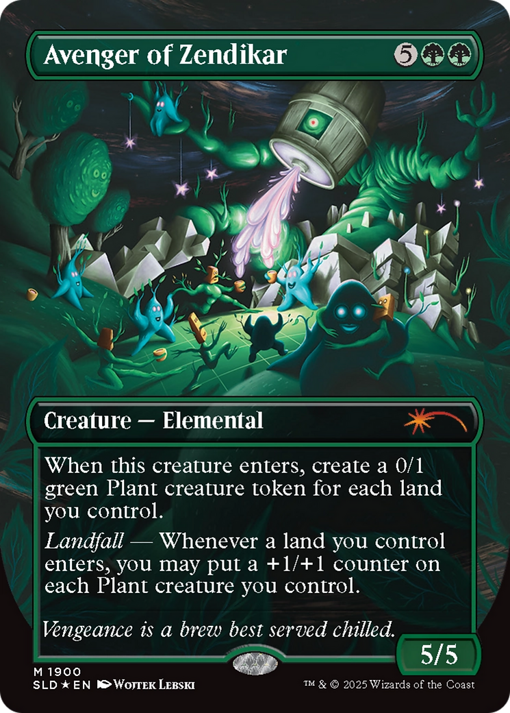 Image of Avenger of Zendikar (Double Rainbow Foil) [Secret Lair Drop Series]