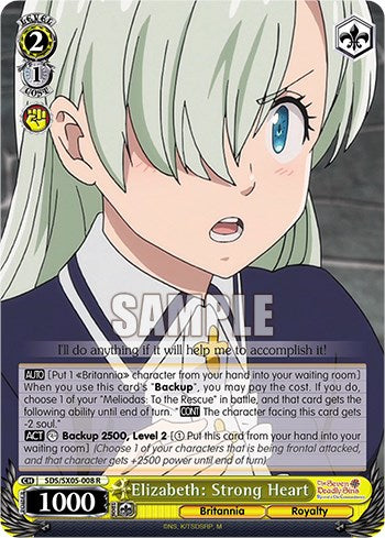 Image of Elizabeth: Strong Heart (Foil) [The Seven Deadly Sins: Revival of The Commandments]