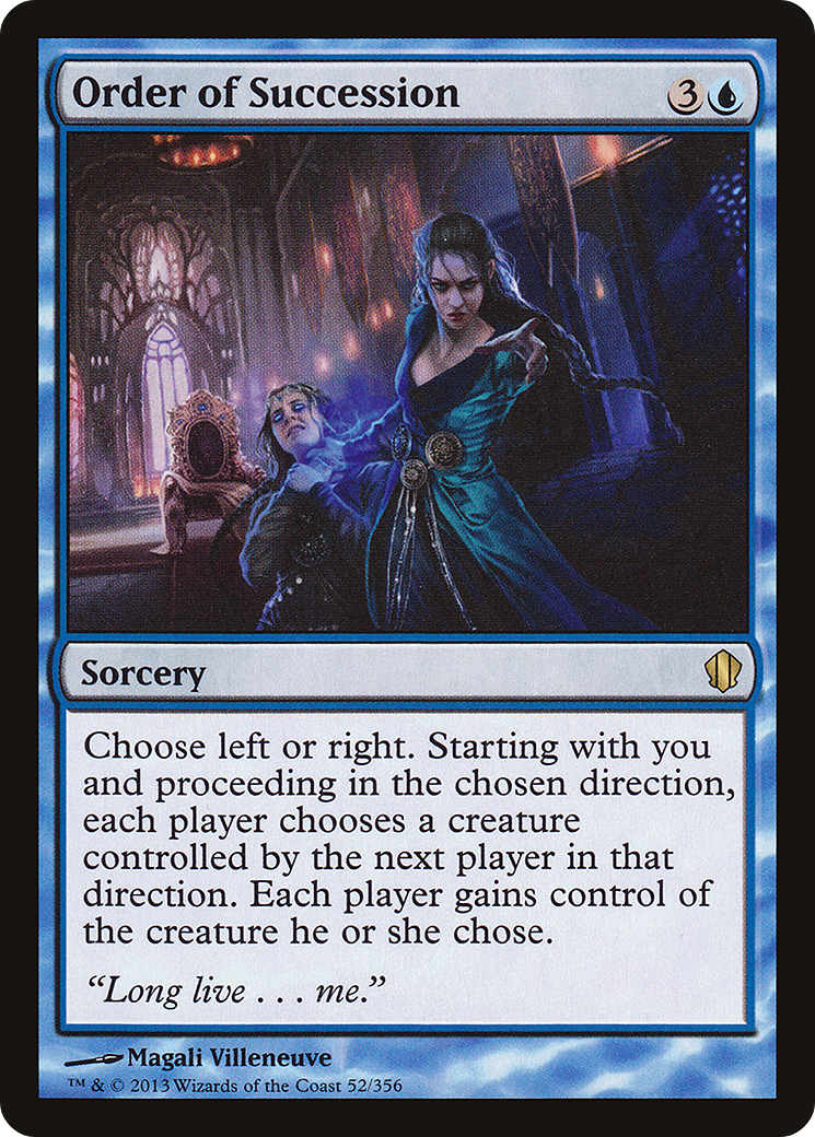 Image of Order of Succession [Commander 2013]