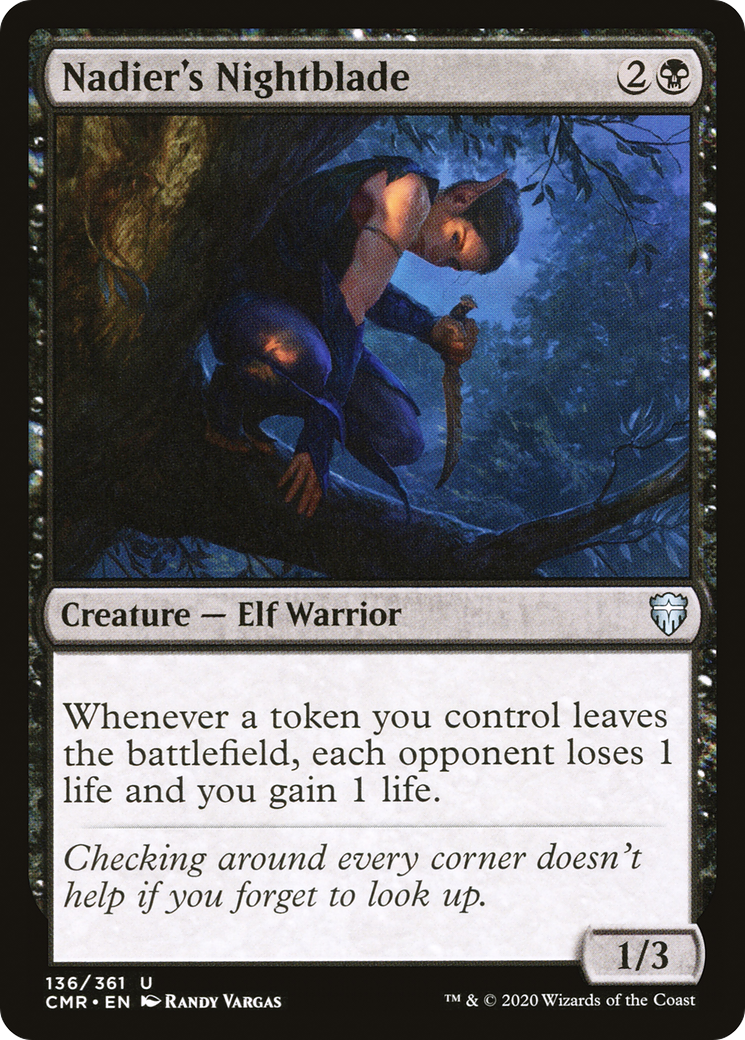 Image of Nadier's Nightblade [Commander Legends]