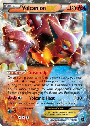 Image of Volcanion EX (26/114) [XY: Steam Siege]