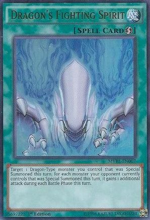 Image of Dragon's Fighting Spirit [MVP1-EN007] Ultra Rare