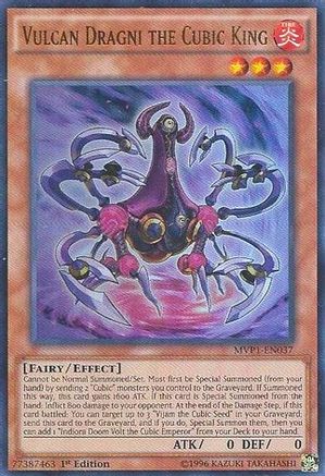 Image of Vulcan Dragni the Cubic King [MVP1-EN037] Ultra Rare