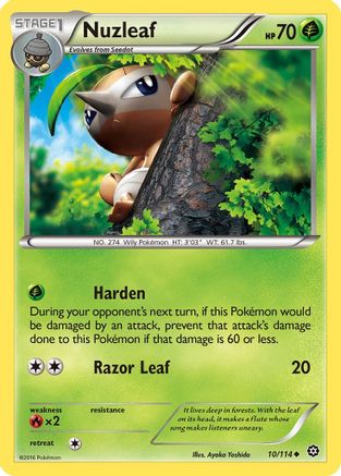 Image of Nuzleaf (10/114) [XY: Steam Siege]