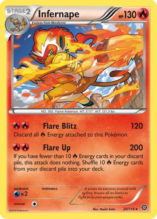 Image of Infernape (20/114) [XY: Steam Siege]