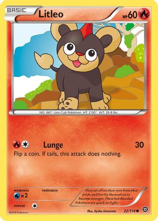 Image of Litleo (22/114) [XY: Steam Siege]