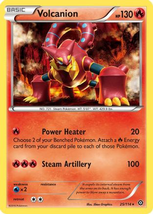 Image of Volcanion (25/114) [XY: Steam Siege]