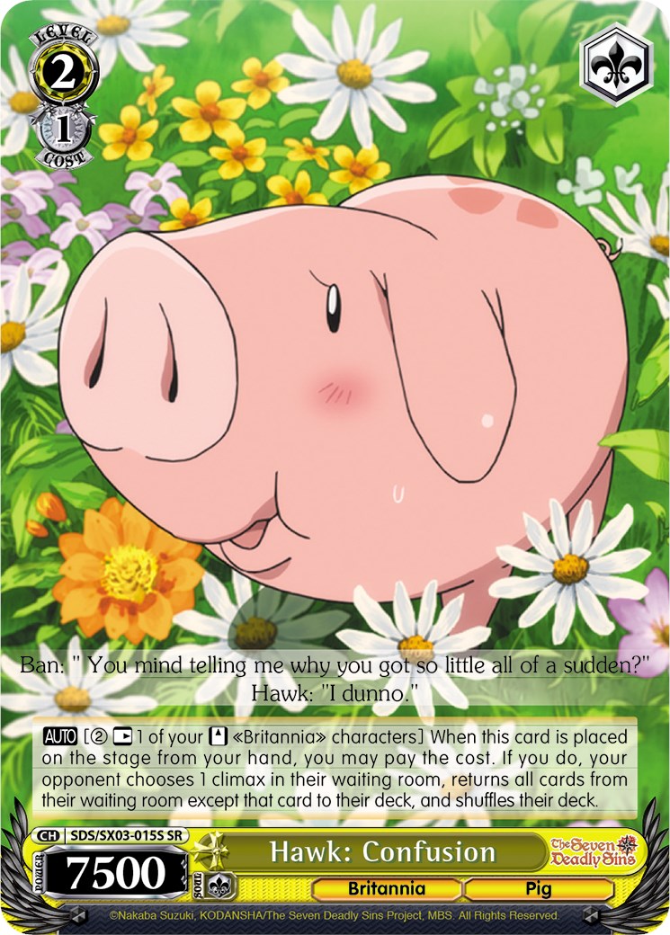 Image of Hawk: Confusion (SDS/SX03-015S SR) [The Seven Deadly Sins]