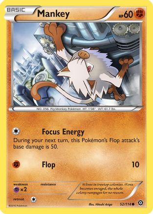 Image of Mankey (52/114) [XY: Steam Siege]