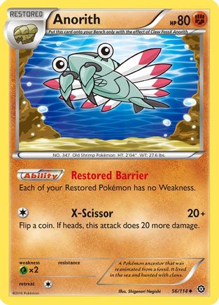 Image of Anorith (56/114) [XY: Steam Siege]