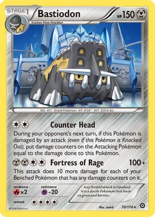 Image of Bastiodon (70/114) [XY: Steam Siege]