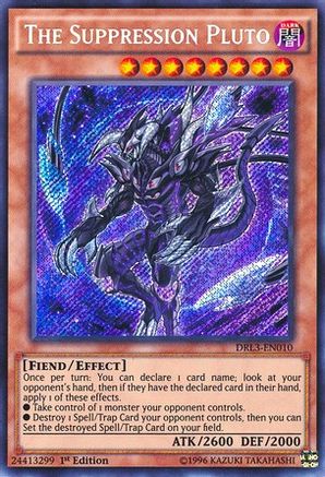 Image of The Suppression Pluto [DRL3-EN010] Secret Rare