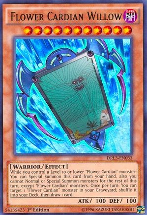 Image of Flower Cardian Willow [DRL3-EN033] Ultra Rare