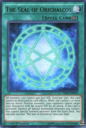 Image of The Seal of Orichalcos [DRL3-EN070] Ultra Rare