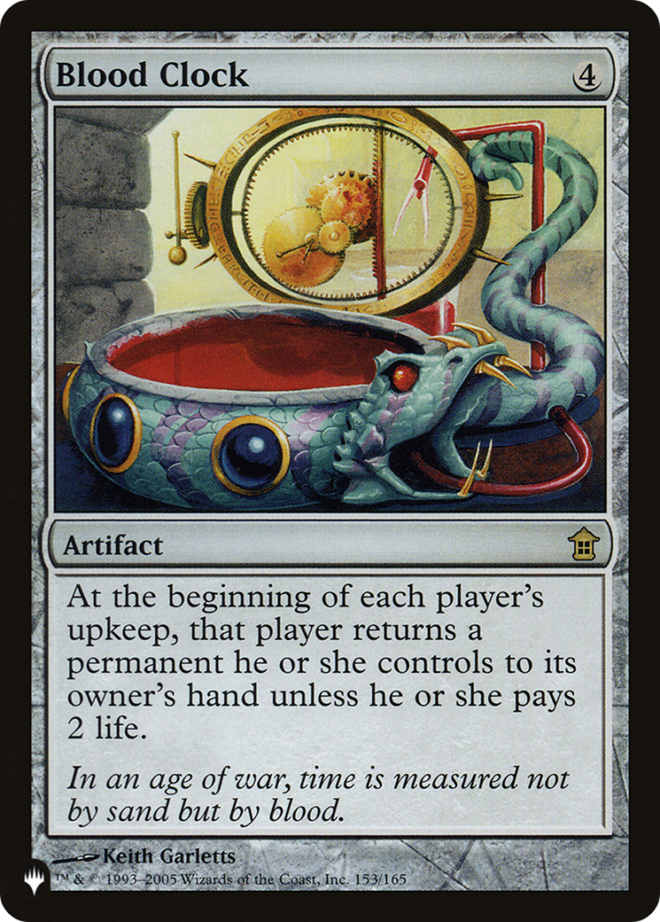 Image of Blood Clock [The List]