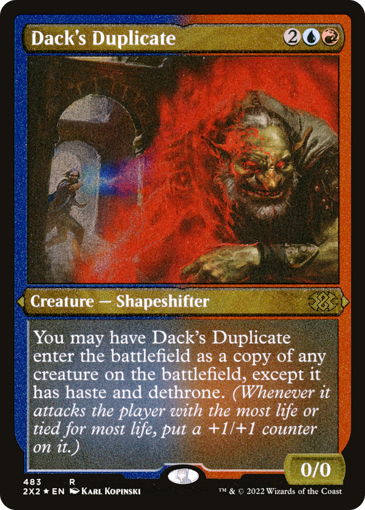 Image of Dack's Duplicate (Foil Etched) [Double Masters 2022]