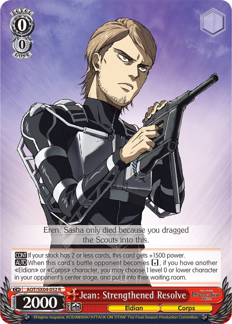 Image of Jean: Strengthened Resolve [Attack On Titan: Final Season]
