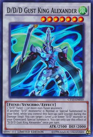 Image of D/D/D Gust King Alexander [CT13-EN010] Super Rare
