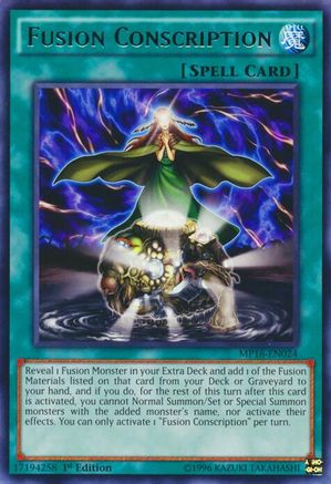 Image of Fusion Conscription [MP16-EN024] Rare