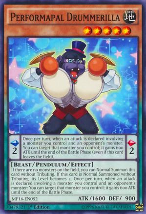 Image of Performapal Drummerilla [MP16-EN052] Common