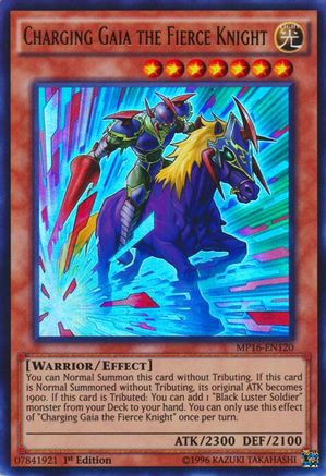 Image of Charging Gaia the Fierce Knight [MP16-EN120] Ultra Rare