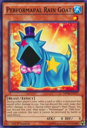 Image of Performapal Rain Goat [MP16-EN177] Common