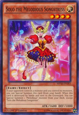 Image of Solo the Melodious Songstress [MP16-EN183] Common