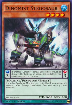 Image of Dinomist Stegosaur [MP16-EN193] Common