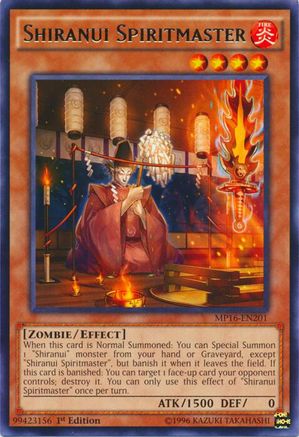 Image of Shiranui Spiritmaster [MP16-EN201] Rare