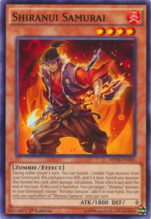 Image of Shiranui Samurai [MP16-EN202] Common