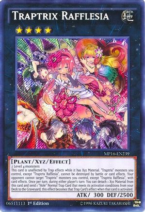 Traptrix Rafflesia [MP16-EN239] Secret Rare