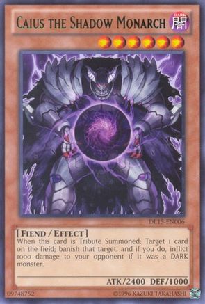 Image of Caius the Shadow Monarch (Green) [DL15-EN006] Rare