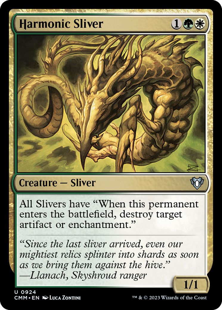 Image of Harmonic Sliver [Commander Masters]