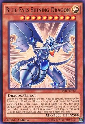Image of Blue-Eyes Shining Dragon [DPRP-EN026] Common