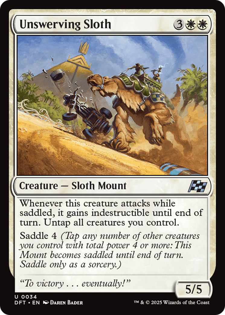 Image of Unswerving Sloth [Aetherdrift]