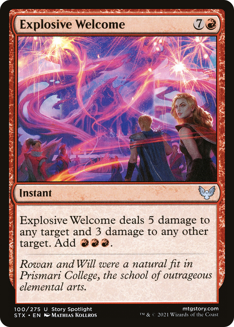 Image of Explosive Welcome [Strixhaven: School of Mages]