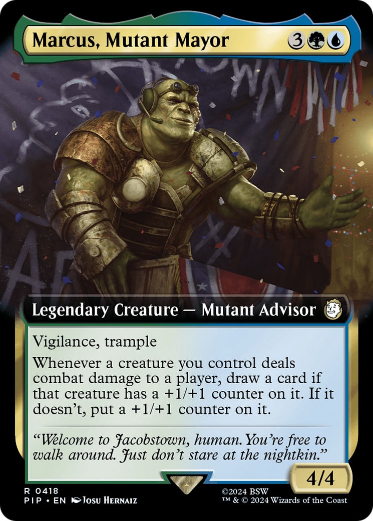 Image of Marcus, Mutant Mayor (Extended Art) [Fallout]
