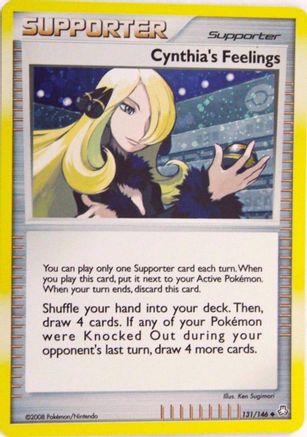Image of Cynthia's Feelings (131/146) (Cosmos Holofoil) [Diamond & Pearl: Legends Awakened]