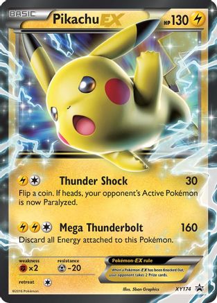 Image of Pikachu EX (XY174) [XY: Black Star Promos]