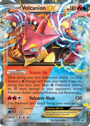 Image of Volcanion EX (XY173) [XY: Black Star Promos]