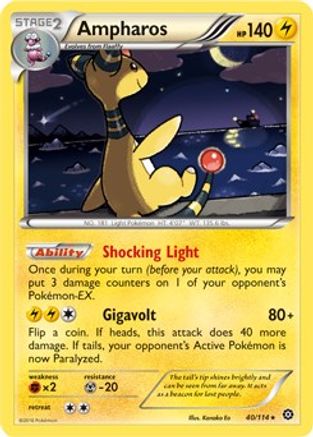 Image of Ampharos (40/114) (Theme Deck Exclusive) [XY: Steam Siege]