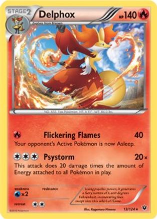 Image of Delphox (13/124) (Theme Deck Exclusive) [XY: Fates Collide]